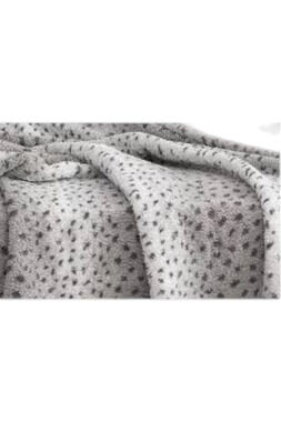Jill Martin  60" x 70" Reversible Sherpa Printed Throw Snow Leopard
